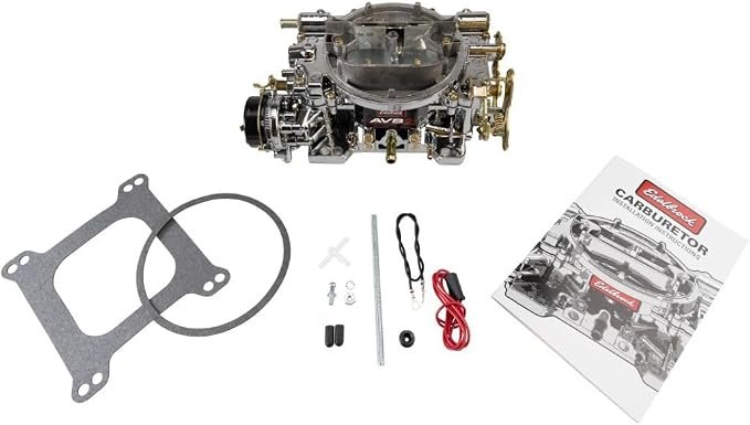Edelbrock 1906CP AVS2 650 CFM Carburetor – Chrome Plasma Finish, Electric Choke, Square-Bore Performance