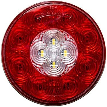 Buyers Products 5624130 4in Round Stop Turn Tail Backup Light – LED Combination Trailer Light with Integrated Reverse Function - Image 2