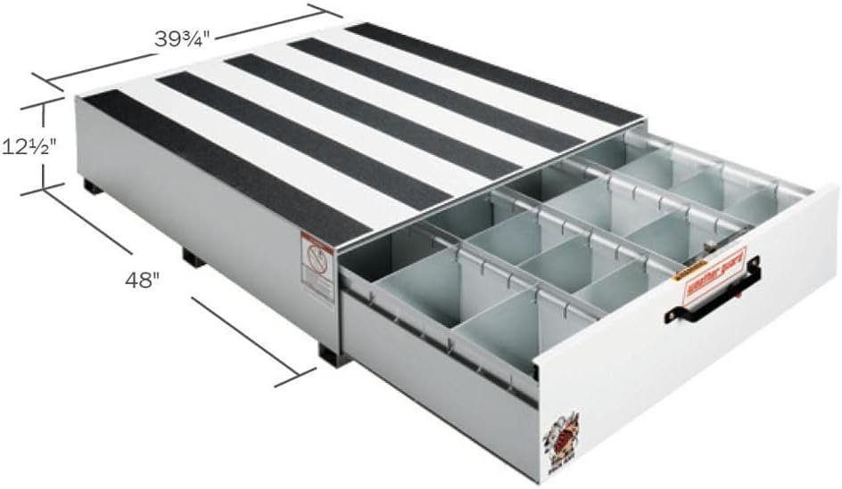 Weather Guard 3383 Pack Rat Drawer Unit – 48in Steel Roll-Out Storage Drawer with 425 lb Capacity and Tall Profile Design - Image 2