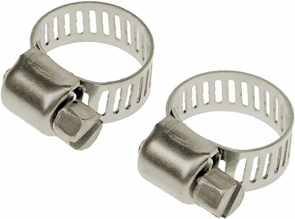 T-H Marine EPL57204DP Stainless Steel Hose Clamps – 3/8in to 7/8in Adjustable Marine Hose Clamp 2-Pack - Image 4