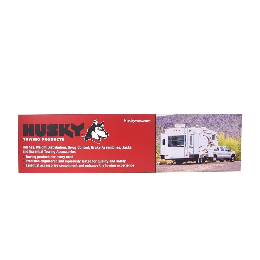 Husky Towing HUSHEADER 4 ft Point-of-Display Header – Branded Retail Signage for Towing Product Merchandising Displays