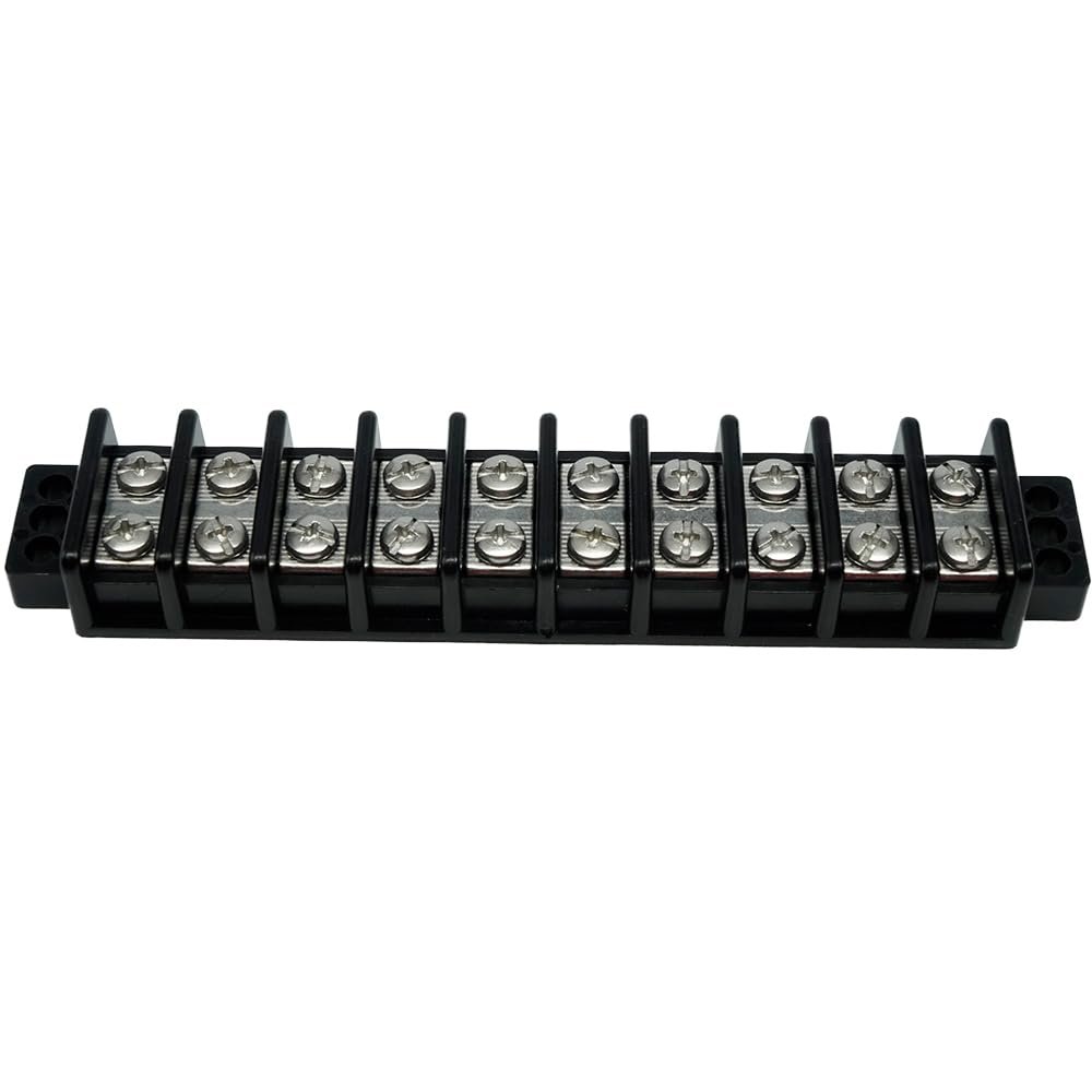 EGIS Mobile 223010 Terminal Block – 30A 10-Circuit Power Distribution Block for RV, Marine and Vehicle Electrical Panels