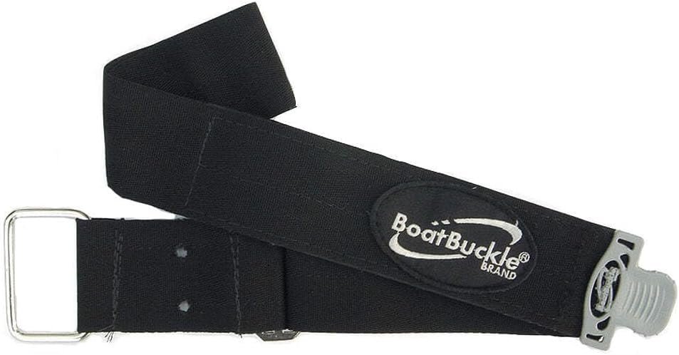 IMMI F15437 Trolling Motor Tie-Down – Adjustable Marine Securement Strap – Corrosion-Resistant Hardware
