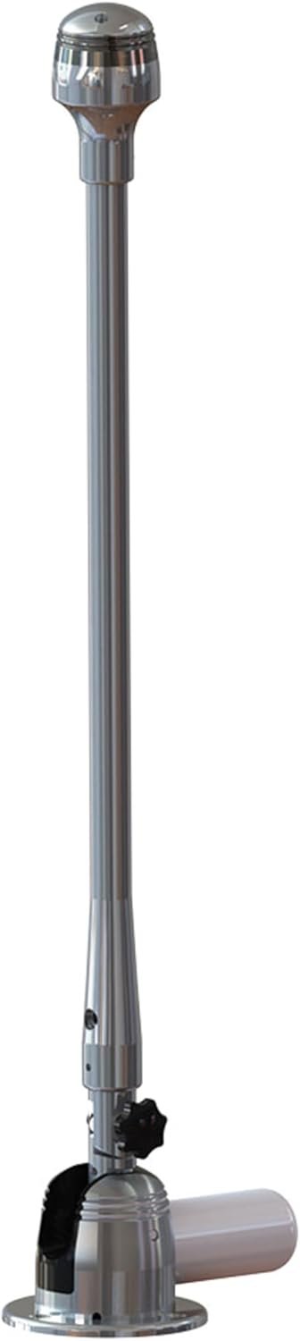 TACO Marine GS-950 Grand Slam Electric Masthead Anchor Light – Electric Retractable Mount, 40.5in Height, 12-24VDC Operation