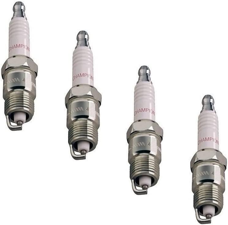 Champion 100 J12YC Spark Plug 4-Pack – Copper Core Resistor Plugs with Nickel Alloy Electrode for Small Engines - Image 2