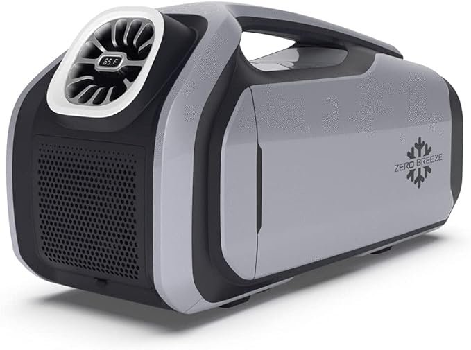 Zero Breeze Z20 Mark 2 Portable Air Conditioner – 2300 BTU Cooling System with Dual-Hose Design and Battery Compatibility