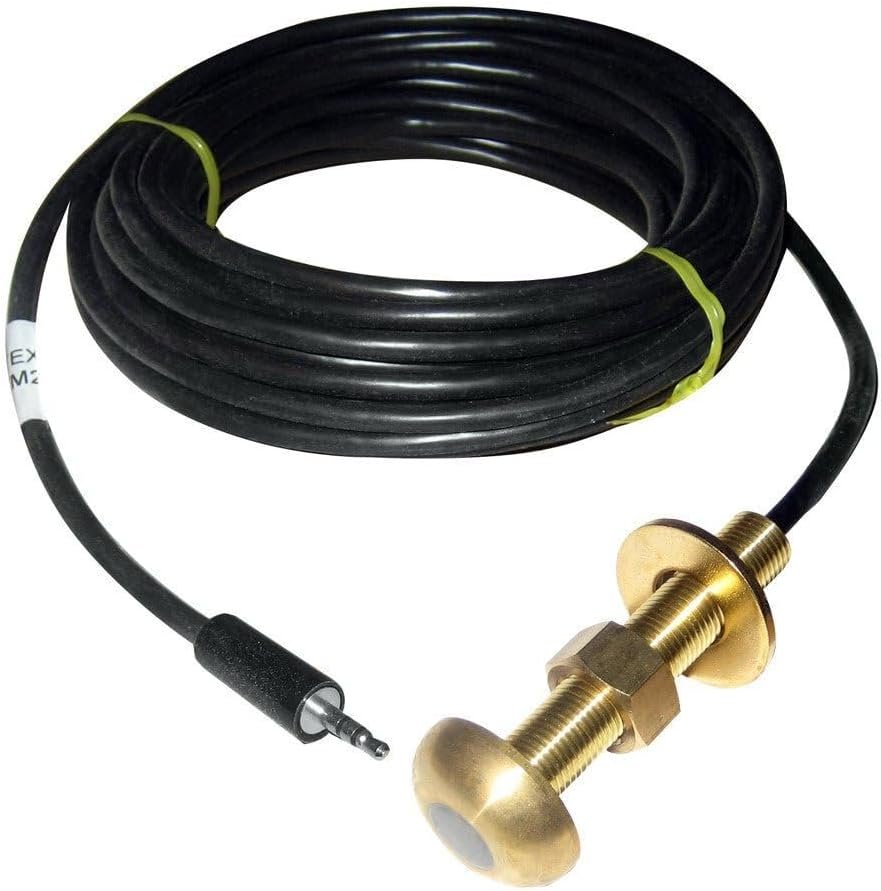 Si-Tex TS20030 Bronze Through-Hull Temperature Probe – Marine Water Temperature Sensor for Sonar Systems