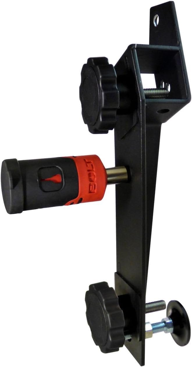 BOLT 7028649 J-Mount Passenger Side Hi-Lift Jack Mount – Black Steel Jeep TJ & JK Mount – Keyed to Factory Jeep Key