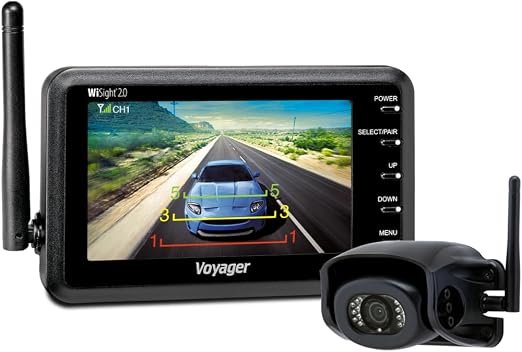 ASA Voyager WVSXP43 WiSight 2.0 Wireless 4.3in Monitor System – Compact Digital Rear Observation Display