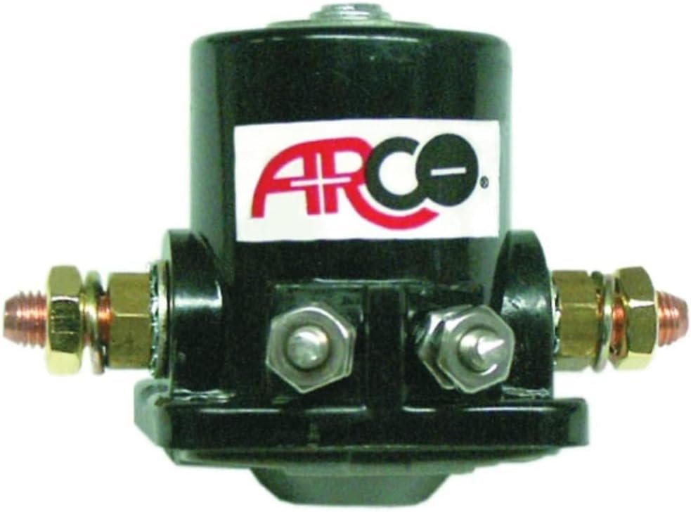 ARCO Marine SW622 Solenoid – 12V Marine Starter Solenoid with Heavy-Duty Copper Switching Contacts