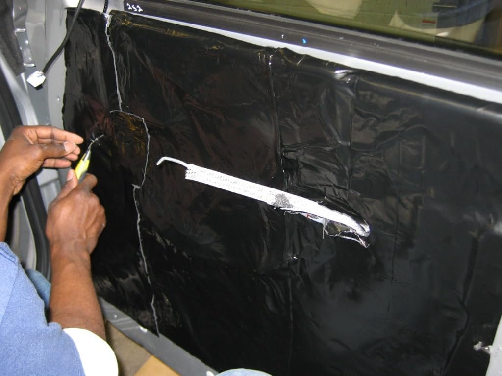 HushMat 10200 Door Kit Sound Deadening and Thermal Insulation – Self-Adhesive Butyl Sheets for Vehicle Doors - Image 3