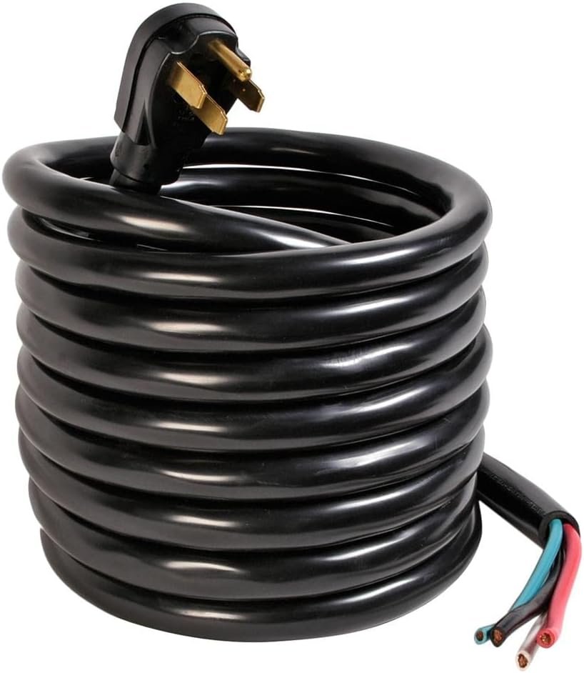 Arcon 14250 Power Cord – 50 Amp RV Replacement Power Cord 25ft with Stripped Wire End Configuration - Image 3