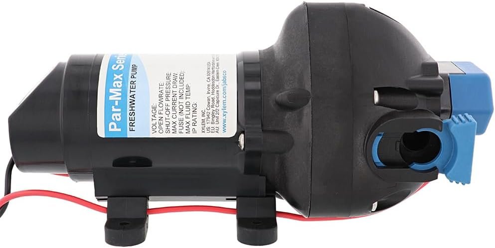 Jabsco 31395-0092 Par-Max 3 Freshwater Pressure Pump – 12V DC 3 GPM 40 PSI – Three-Chamber Self-Priming Design - Image 2