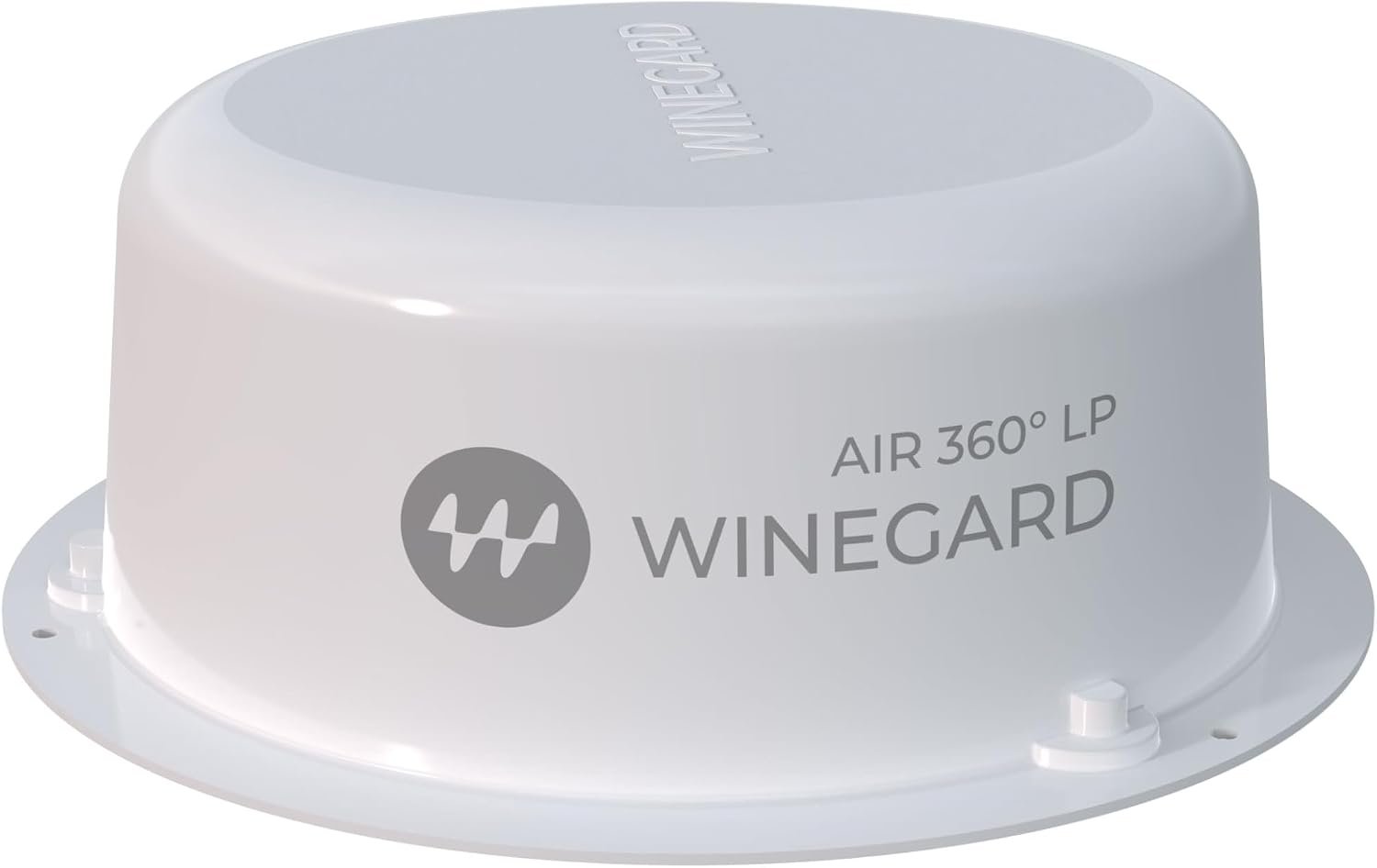 Winegard A3-LPW1 Air 360 LP RV TV Antenna – Omni-Directional HDTV/FM Reception, 45-Mile Range, Low-Profile White Design