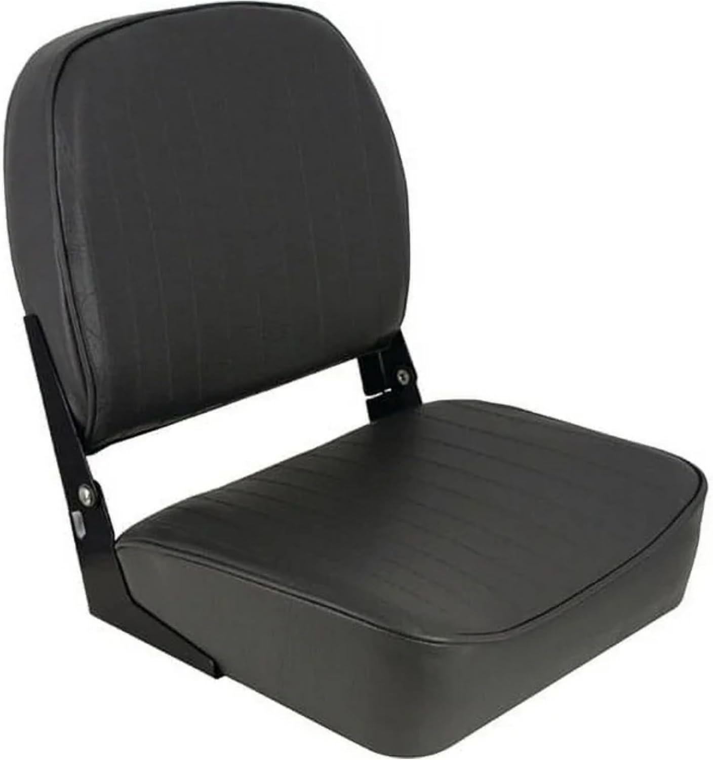 Springfield 1040624 Economy Folding Coach Seat – Charcoal Marine Seat – 19in H x 16in W x 15.5in D with 5in x 5in Mount Pattern