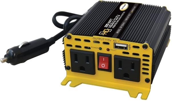 Go Power GP-225HD Modified Sine Wave Inverter – 225 Watt 12V Power Converter with Compact Portable Design