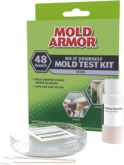 Mold Armor FG500 DIY Mold Test Kit – Indoor Air and Surface Sampling Kit for Home Mold Detection