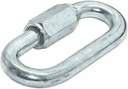 T-H Marine EHA54530DP Quick Link – 3/16in Zinc-Plated Connector – Chain and Rope Attachment Hardware