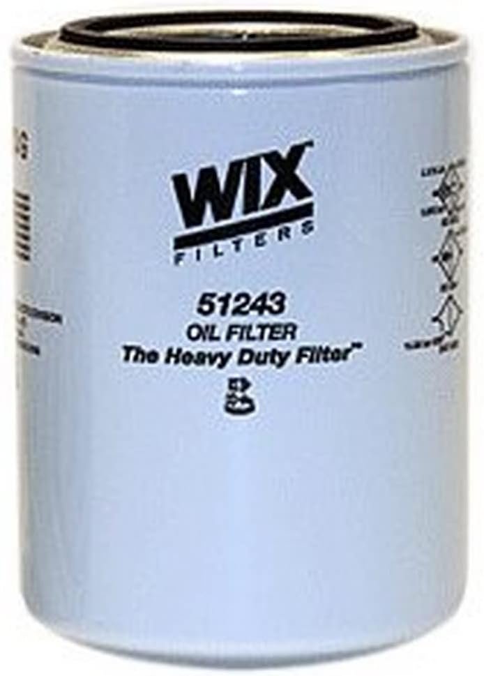 WIX 51243 Heavy Duty Lube Filter – Engine Oil Filter with Spin-On Installation and Contaminant Removal Performance