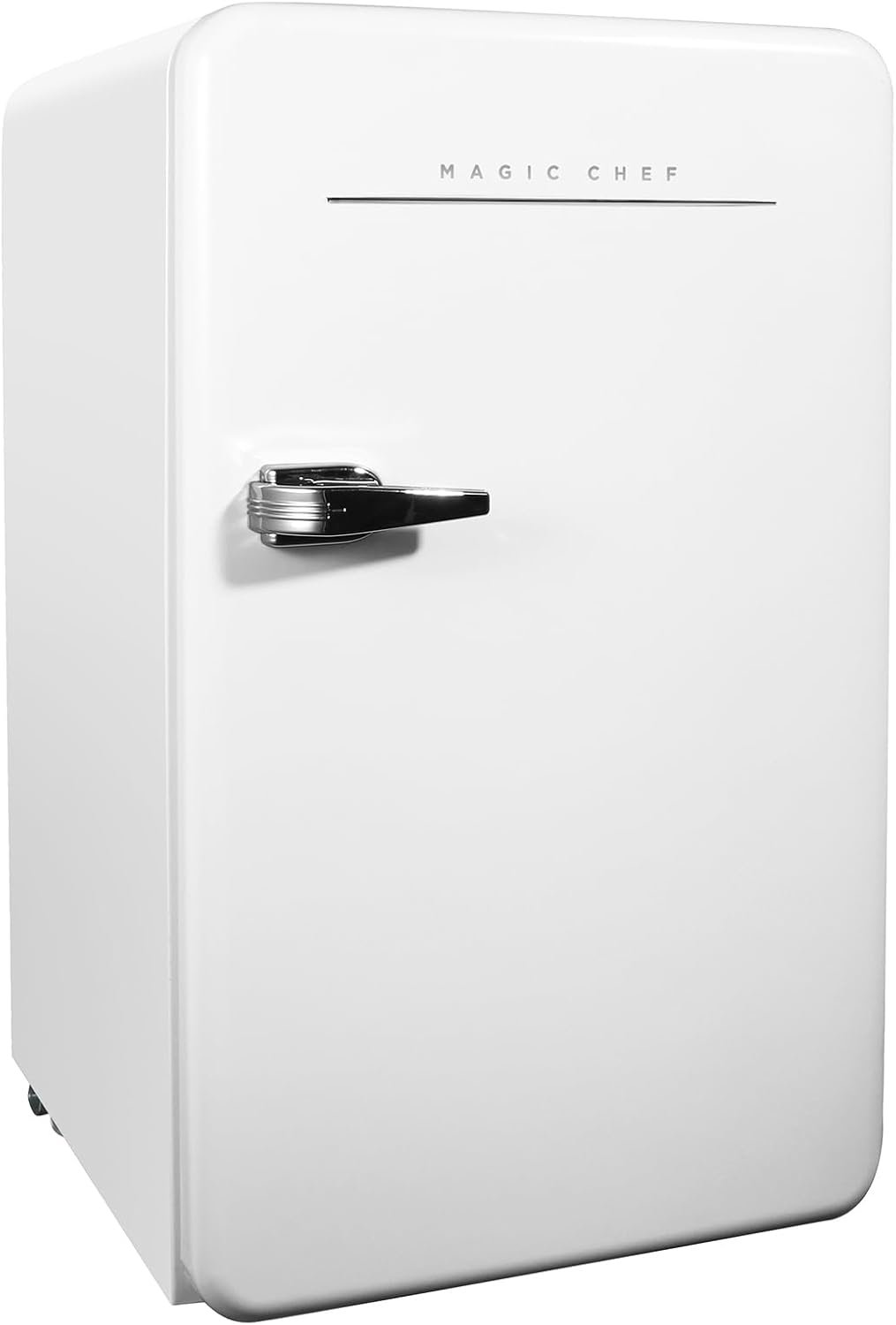 Magic Chef MCR32CHW Retro Compact Refrigerator – 3.2 Cu Ft Capacity – White Vintage Design with Freezer Compartment - Image 2