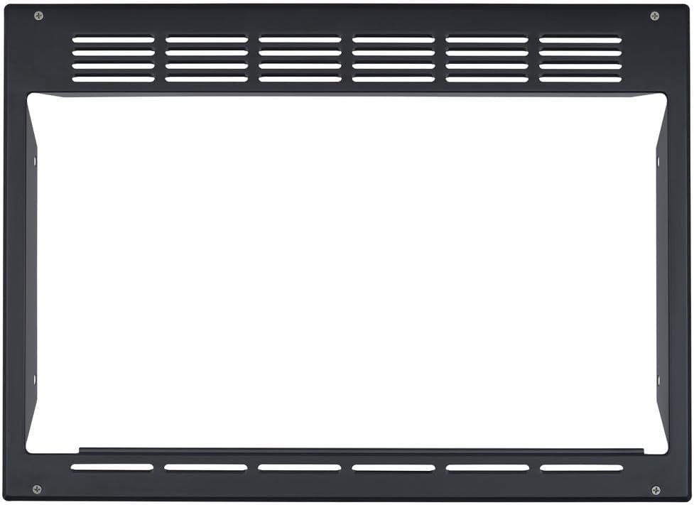 GE JX1095STBB Microwave Built-In Trim Kit – Black Finish for 0.9 Cu. Ft. Countertop Microwave Installation