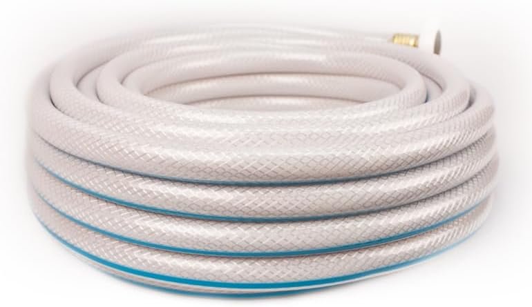 Teknor Apex 750350 AquaFlex Fresh Water Hose – 1/2 in x 50 ft Lead-Free Drinking Water Safe RV and Marine Hose - Image 2
