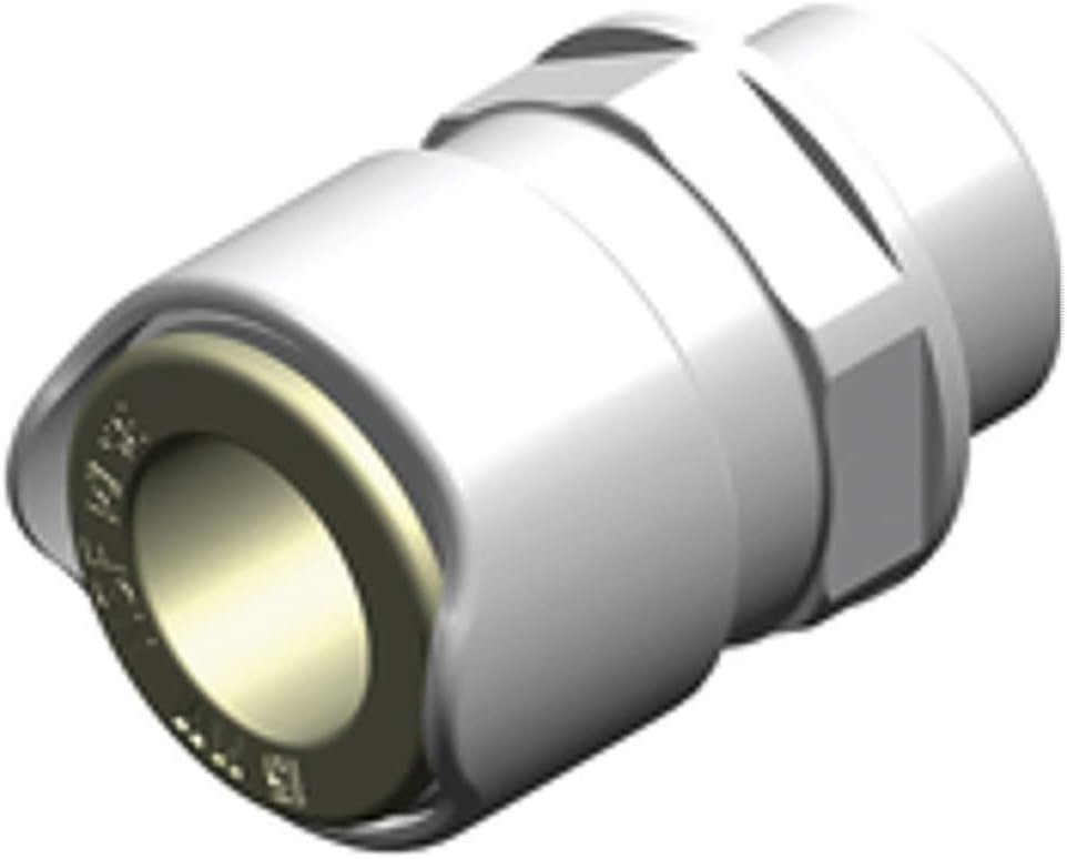 Whale WX1546B 15mm End Stop Fitting – Push-Fit Plumbing Cap for Marine and RV Water Systems