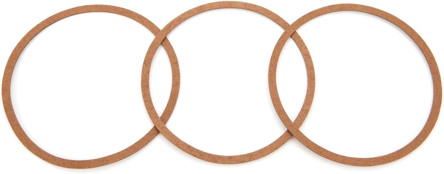 Holley 108-4 Air Cleaner Gasket Set – Three Pack Replacement Seals – Carburetor Air Cleaner Service Parts