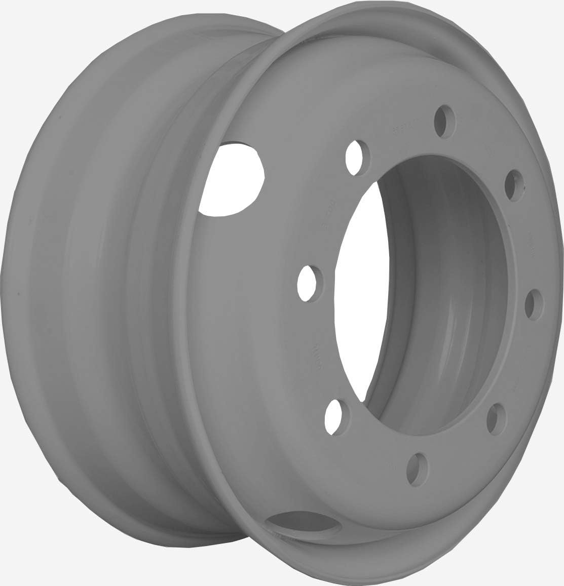 Americana 34900 ST235/80R16 Radial Trailer Tire and Spoke Wheel – Load Range E with 8-Lug White Steel Rim - Image 2