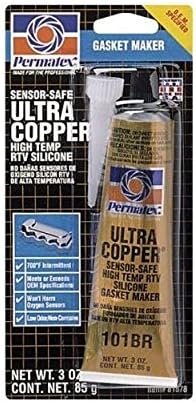 Permatex 81878 Ultra Copper High-Temp RTV Silicone Gasket Maker – 3 oz Tube – Rated to 700°F Intermittent - Image 8