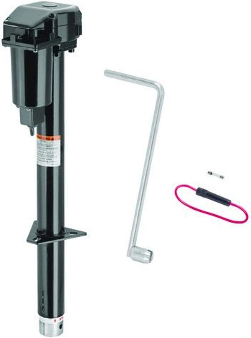 Pro Series 500198 A-Frame Trailer Jack – 2500 lb Capacity, Topwind Handle, Bolt-On Installation