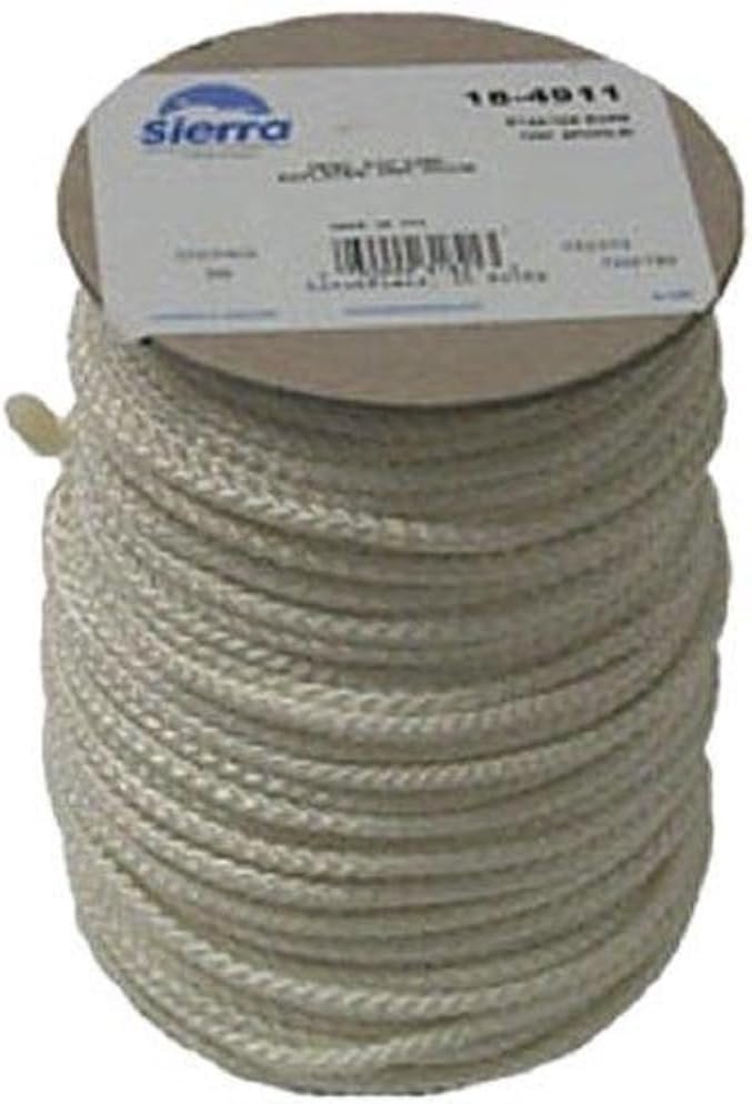 Sierra Marine 18-4911 Starter Rope – 5/32in Diameter x 200ft Nylon Pull Cord for Outboard Starter Systems