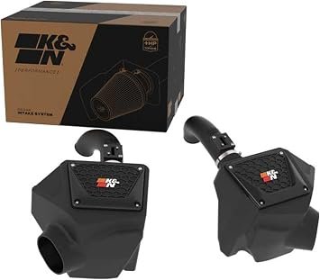 K&N 63-9042 Performance Air Intake System – High-Flow AirCharger Intake with Washable Cotton Filter