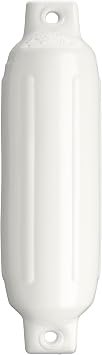 Polyform 68323692 Twin Eye Fender – 3.5in x 12.8in Compact Marine Fender for Small Boats and Personal Watercraft