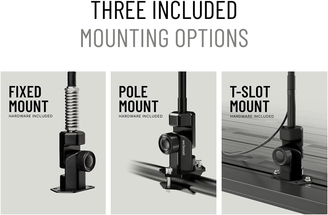 weBoost 472061 Drive Reach Overland Kit – 50 dB Mobile Signal Booster with Folding Antenna Mount for Off-Road Vehicles - Image 7