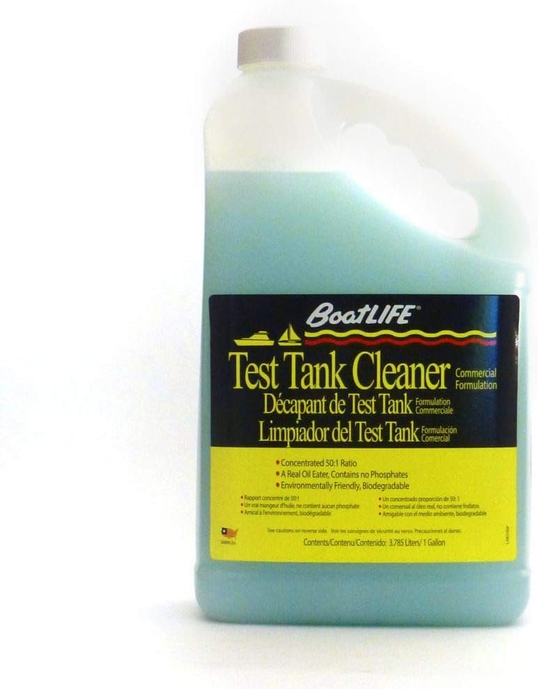 Life Industries 1127 Tank Cleaner – 128 fl oz Marine Holding Tank and Water System Cleaning Solution for Odor and Residue Control
