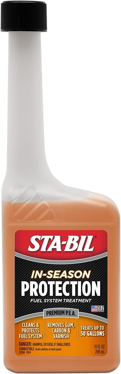 STA-BIL 22264 Ethanol Treatment – 10 oz Fuel Additive for Ethanol-Blended Gasoline Protection and Stabilization