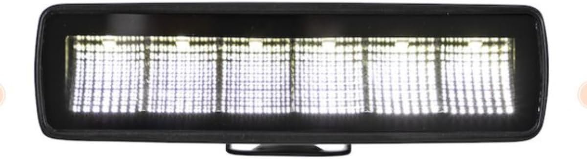Buyers Products 1492235 Edgeless 6in LED Flood Light – 2880 Lumens, IP67 Rated, 12-24V DC Rectangular Lens