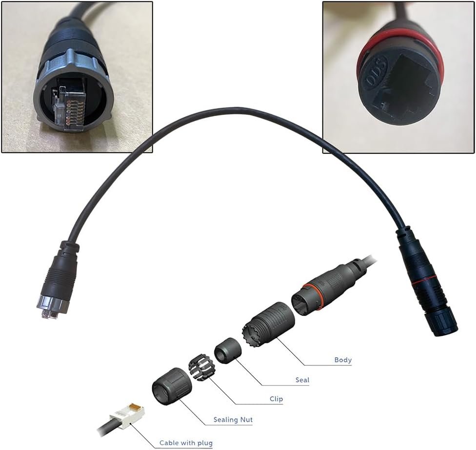 Furuno WRJADP05M Adapter Cable – Marine Electronics Interface Adapter for Compatible Furuno Network Systems