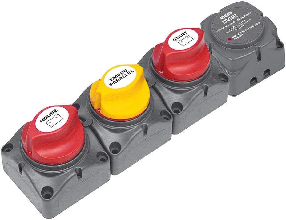 BEP 716H140ASR Battery Distribution Cluster – Single Engine Horizontal Layout with 140A VSR and Integrated Battery Switching