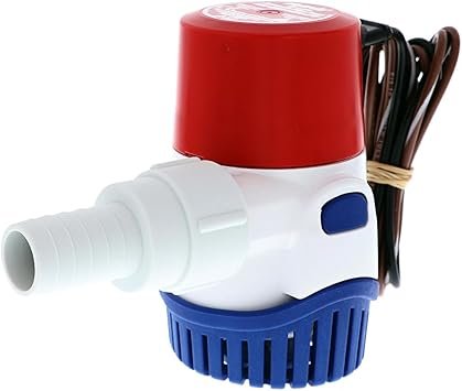 Rule 25SA Automatic Bilge Pump – 500 GPH 12V Marine Pump with Integrated Float Switch and Compact Design