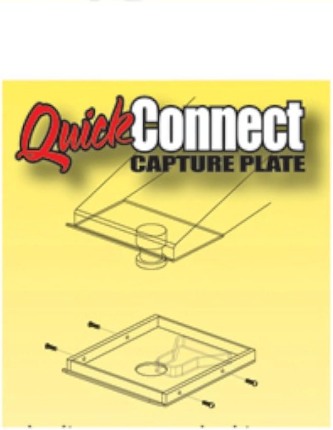 PullRite 331711 Quick Connect Capture Plate – Lippert King Pin Box Adapter for SuperGlide Fifth Wheel Hitches