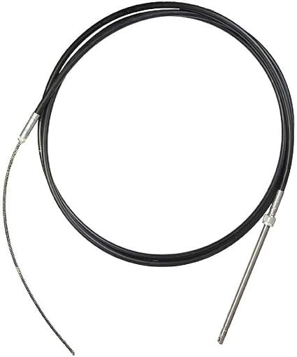 SeaStar SSC6211 Safe-T QC Steering Cable – 11ft Quick-Connect Mechanical Steering Cable for Recreational Boats