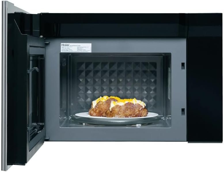 Haier HMV1472BHS 24in Over-the-Range Microwave – 1.4 Cu Ft Capacity with 300 CFM Venting and Stainless Finish - Image 7