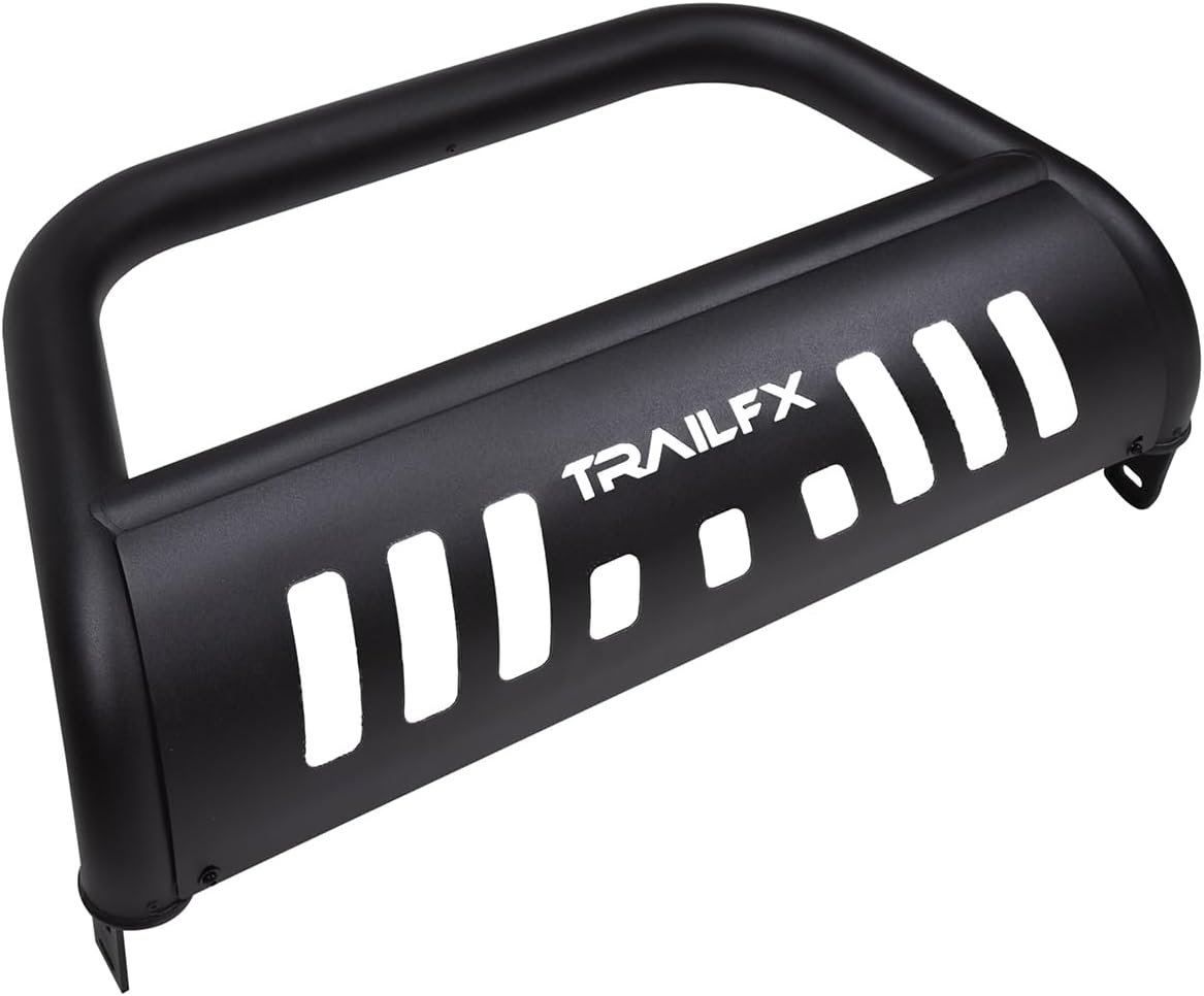 TrailFX B0045T Bull Bar – 3in Titanium Black Powder-Coated Steel – Fits 2024-2025 Toyota Tacoma - Image 2