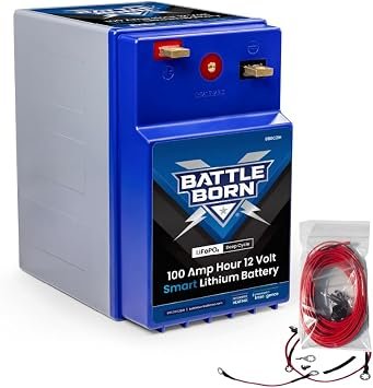 Battle Born BBGC2IH 100Ah 12V Heated LiFePO4 Battery – GC2 Form Factor, Bluetooth Monitoring, Internal Heat