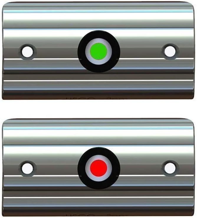 TACO Marine F38-6602-1 Rub Rail Mounted LED Navigation Light Kit – IP68 Rated Port & Starboard Set for 18ft–30ft Boats