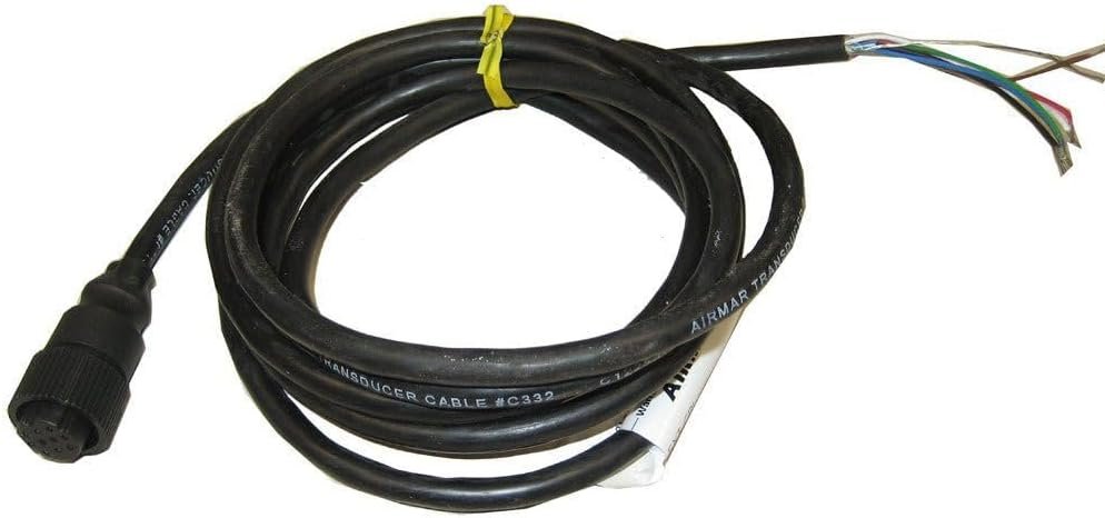 Furuno AIR033333 6.5 ft Transducer Pigtail Cable – 10-Pin Female Marine Sonar Adapter Cable for Furuno Fish Finder Systems