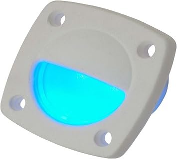 Sea-Dog 4013251 Delrin LED Utility Light – Blue LED Illumination with Corrosion-Resistant White Housing