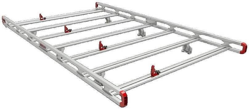Weather Guard ASRS001 Aluminum Safari Van Rack – Full-Size Van Roof Rack – Adjustable Cargo Carrying System